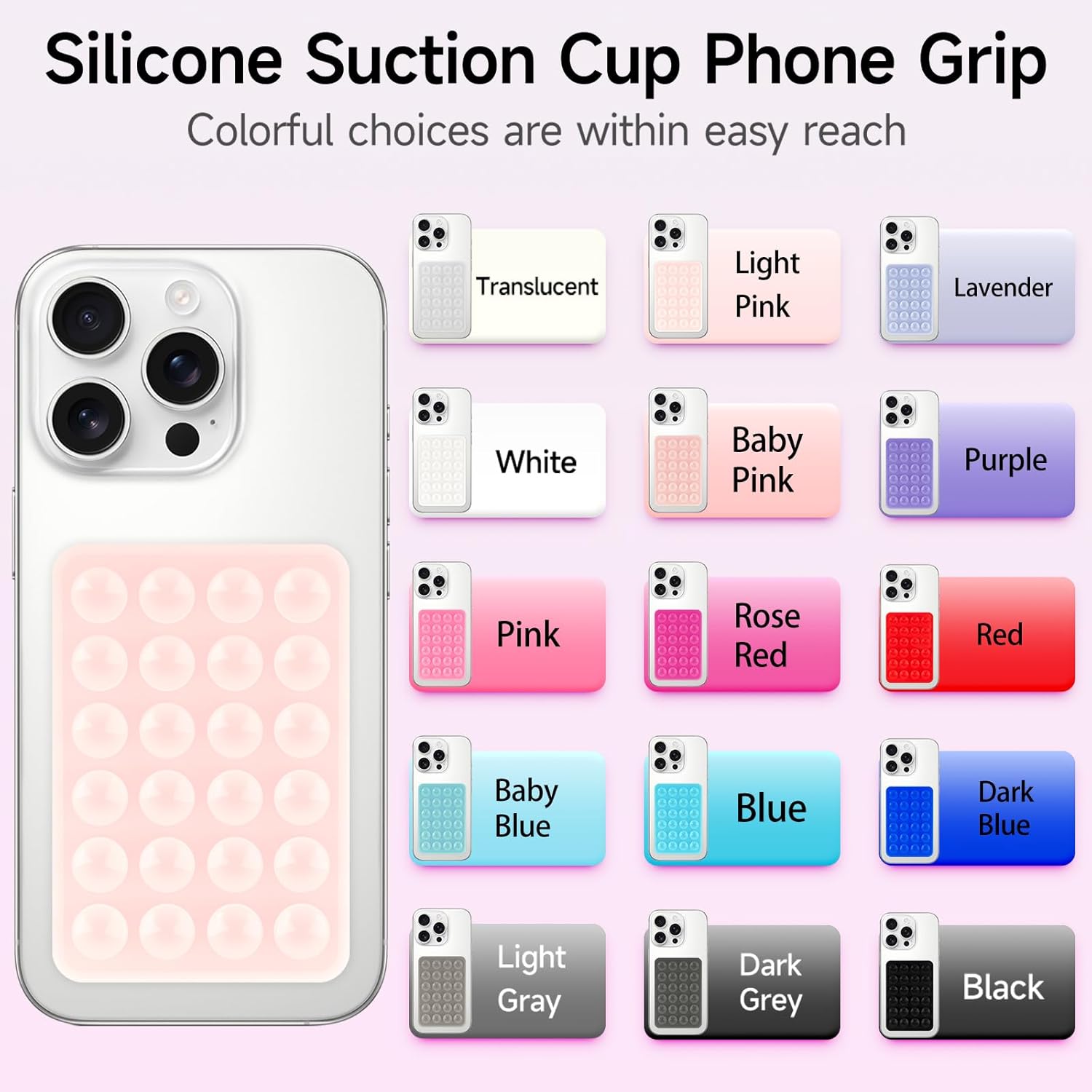 GripMate Silicone Phone Suction Mount