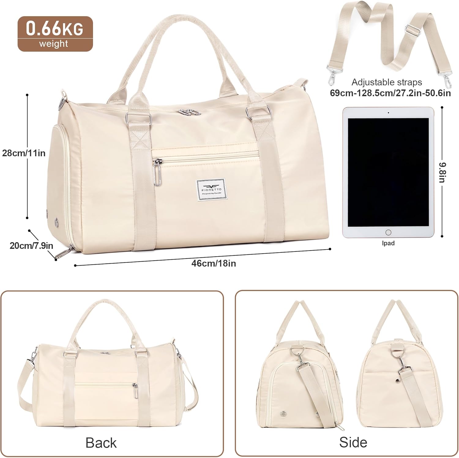 Everyday Gym Tote Duffle Bag