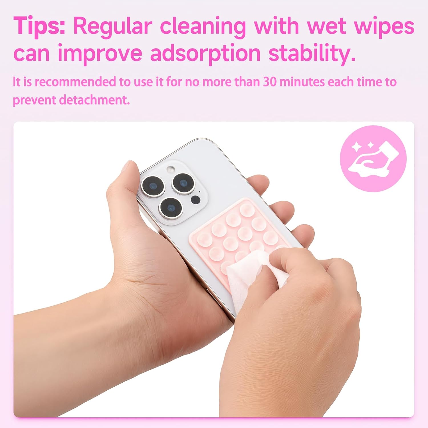 GripMate Silicone Phone Suction Mount